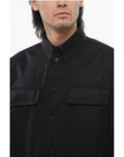Off-White Button Down Utility Overshirt