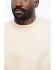 Off-White Solid Color CORNELY DIAGS SKATE Crew-neck Sweatshirt with Em