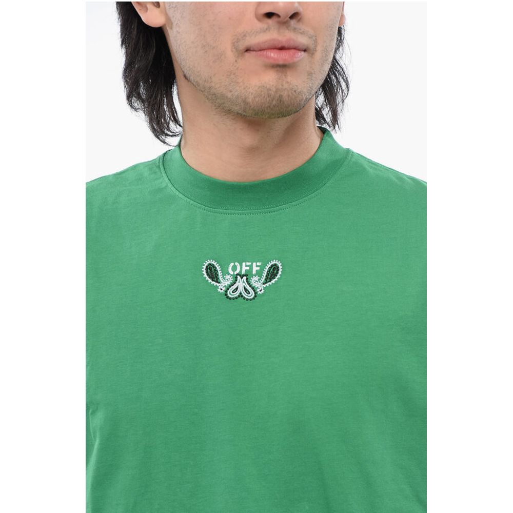 Off-White Skate-Fir BANDANA Embroidered T-shirt