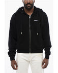 Off-White Hoodie TATTOO ARROW ZIP SKATE with 2 Pockets and Zip Closure