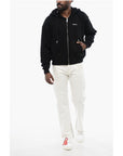 Off-White Hoodie TATTOO ARROW ZIP SKATE with 2 Pockets and Zip Closure