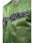 Off-White Nylon WILLOW Bomber Jacket with Front Logo