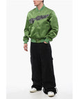 Off-White Nylon WILLOW Bomber Jacket with Front Logo