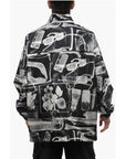 Off-White Nylon XRAY Windbreaker with Removable Hood