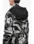 Off-White Nylon XRAY Windbreaker with Removable Hood