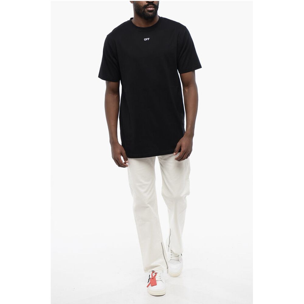 Off-White Cotton ARROW Crew-neck T-shirt