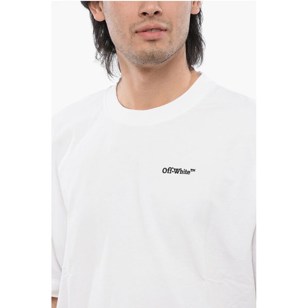 Off-White Embroidered TATTOO ARROW SKATE Crewneck T-Shirt