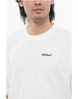 Off-White Embroidered TATTOO ARROW SKATE Crewneck T-Shirt