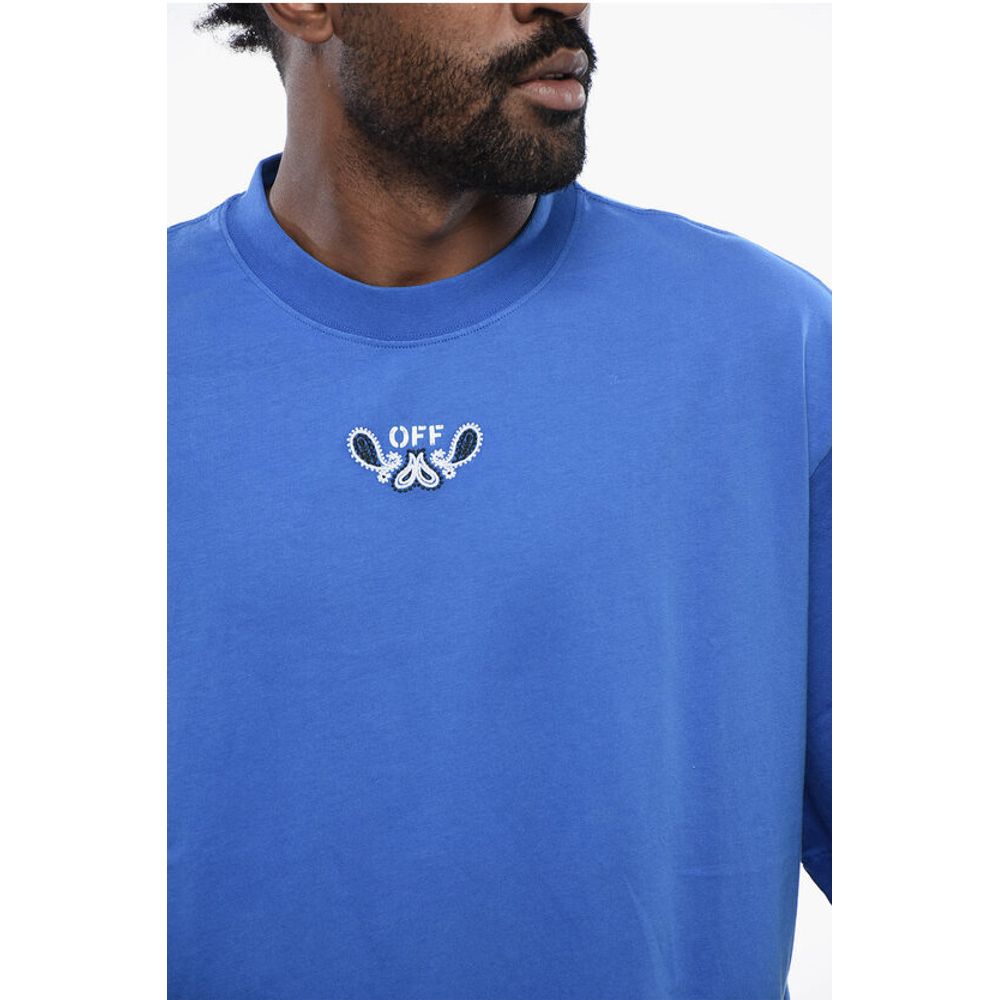 Off-White Embroidered BANDANA ARROW Crewneck T-Shirt