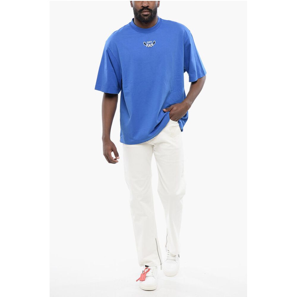 Off-White Embroidered BANDANA ARROW Crewneck T-Shirt