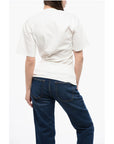 Off-White Solid Color Crew-neck T-shirt