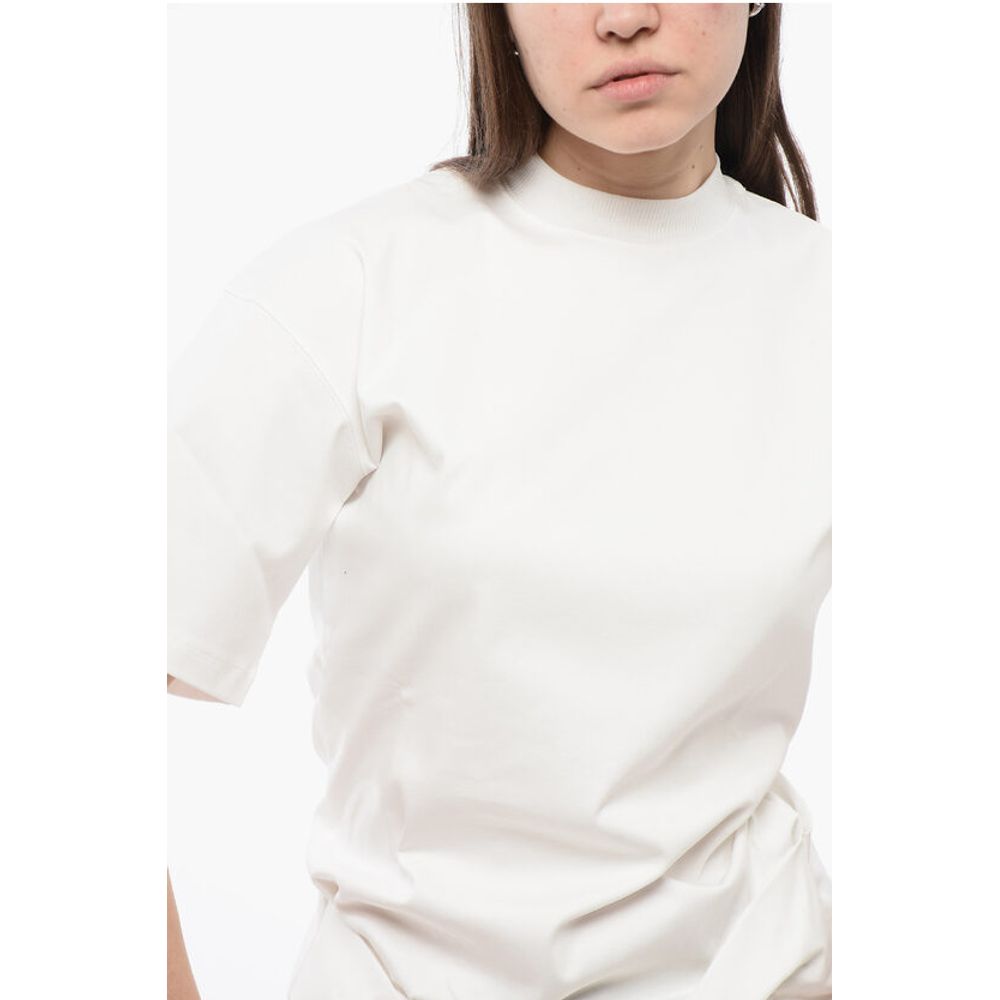 Off-White Solid Color Crew-neck T-shirt