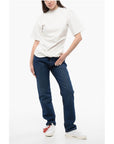 Off-White Solid Color Crew-neck T-shirt