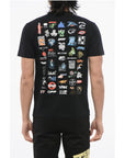 Off-White LOGIC Printed Slim Fit Crew-neck T-Shirt