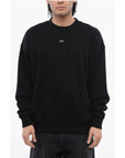 Off-White Cotton 23 SKATE Crew-neck Sweatshirt with Contrast Embroider