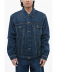 Off-White Denim Jacket With Zip Detail
