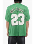 Off-White Embroidered Baseball Mesh T-Shirt