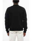 Off-White Solid Color CORNELY DIAGS SKATE Crew-neck Sweatshirt with Em