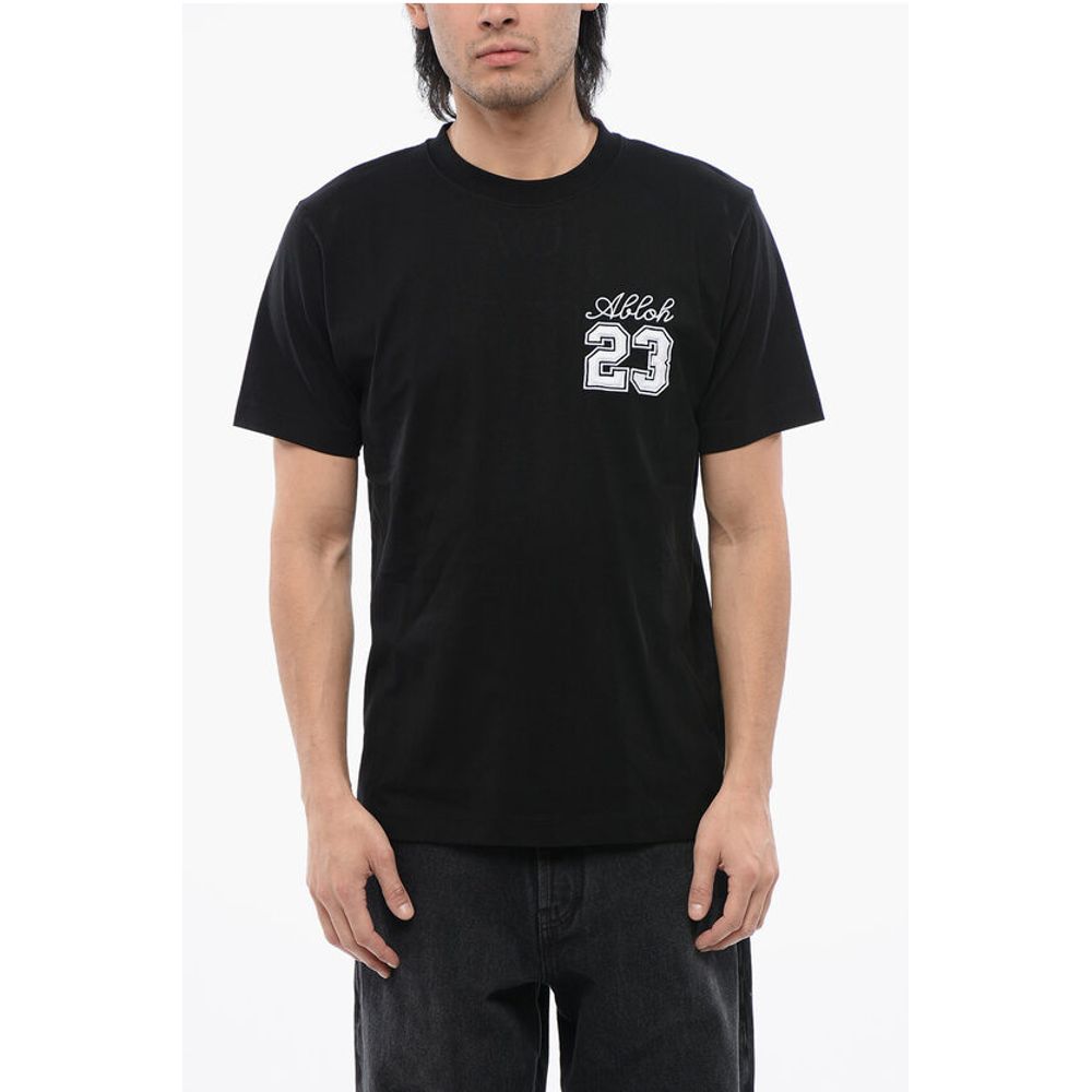 Off-White Slim Fit Cotton 23 Crew-neck T-shirt