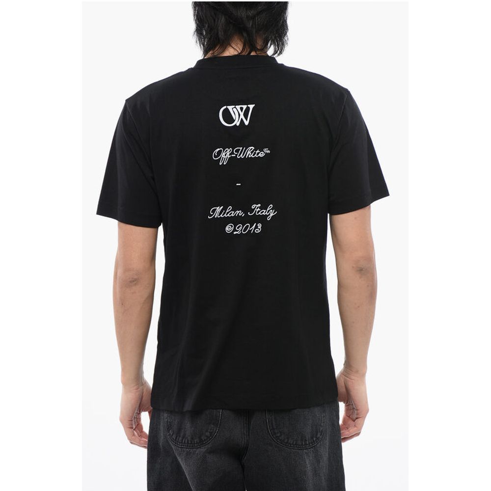 Off-White Slim Fit Cotton 23 Crew-neck T-shirt