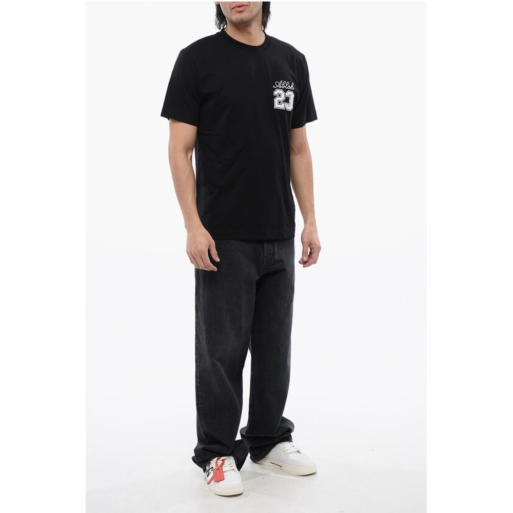 Off-White Slim Fit Cotton 23 Crew-neck T-shirt