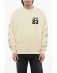 Off-White Skate-Fit Brushed Cotton 23 Crewneck Sweatshirt
