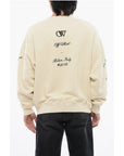 Off-White Skate-Fit Brushed Cotton 23 Crewneck Sweatshirt
