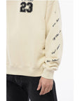 Off-White Skate-Fit Brushed Cotton 23 Crewneck Sweatshirt