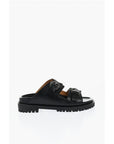 Off-White Leather BULK ARROW Sandals With Buckles