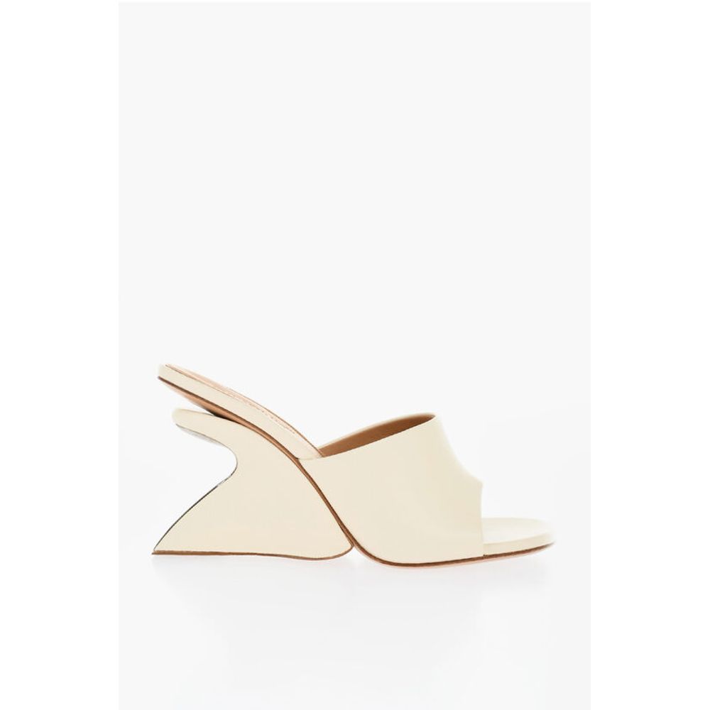 Off-White Open-Toe JUG Mules Wedge 10 cm