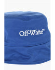Off-White Solid Color Cotton Twill DRILL BOOKISH Bucket Cap
