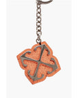 Off-White Brass JITNEY Keyring with Pendant