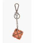Off-White Brass JITNEY Keyring with Pendant