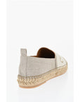 Off-White Linen BOOKISH Slip-On Espadrillas