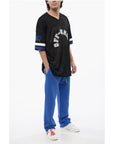 Off-White Embroidered Mesh FOOTBALL T-shirt