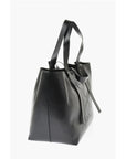Off-White Solid Color Leather Weekend Bag
