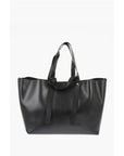 Off-White Solid Color Leather Weekend Bag