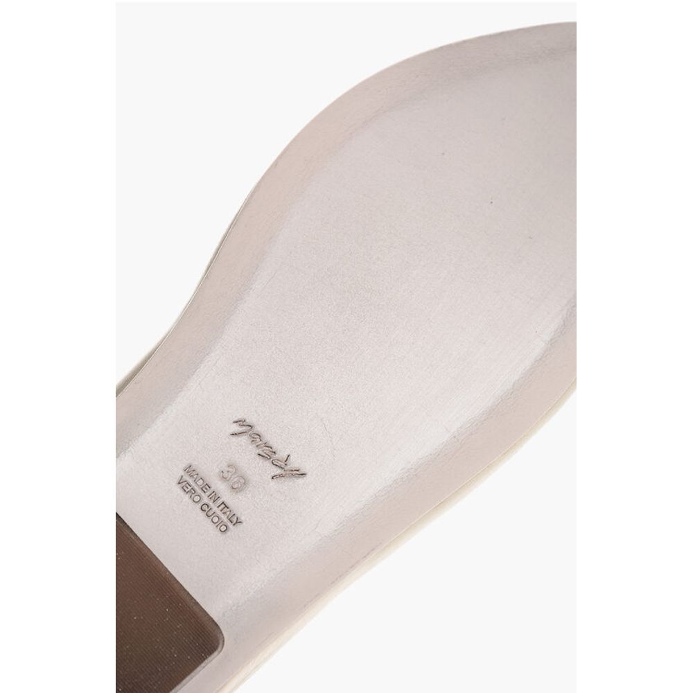 Marsell Vintage Effect Leather Mules