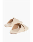 Marsell Criss-Cross leather Slides