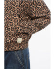 Armani EMPORIO Unlined Reversible Bomber Jacket with Animal Pattern