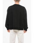 Armani EMPORIO Crew Neck NOIR Sweatshirt with Beaded Embroidery