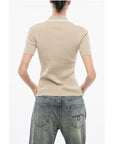 Armani EMPORIO ICON Ribbed Sweater with Polo Neck