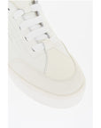 Armani Hammered Leather Low-Top Sneakers