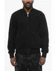 Versace Patterned Lining Zip-up Reversible Sweatshirt