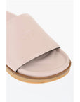 Off-White Leather OFF STAMP Slides