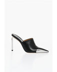 Off-White Letaher ALLEN Pointed Mules Heel 10 cm