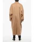 Dolce & Gabbana Double-breasted Cashmere Coat with Flap Pockets