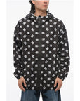 Dolce & Gabbana Monogram Nylon Windbreaker with Hood