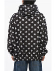 Dolce & Gabbana Monogram Nylon Windbreaker with Hood