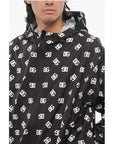 Dolce & Gabbana Monogram Nylon Windbreaker with Hood